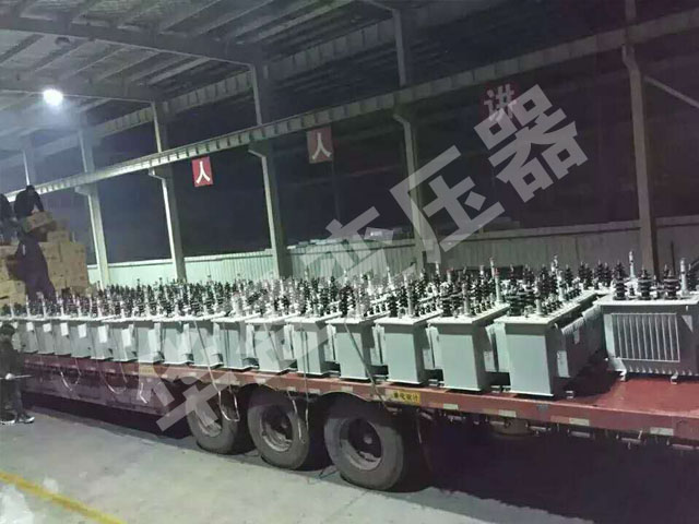 盐城非晶合金变压器发货现场